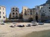 plage et port de cefalu