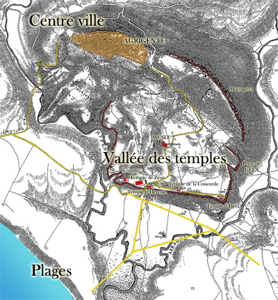 Carte d Agrigente Carte d Agrigente