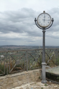 Panorama, horloge de Naro, Sicile