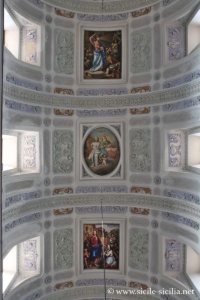 Voute de la nef de la Chiesa madre, Palma di Montechiaro, Sicile