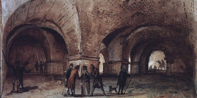 Les thermes achilliane par Jean Houel