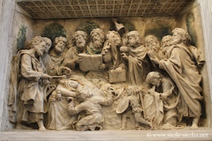 Relief avec le Trépas de la Vierge, Gagini, Chiesa Madre, Alcamo
