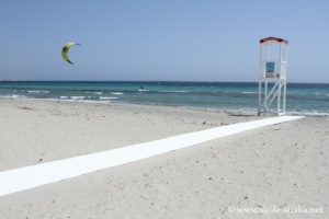 Plage Tonnarella, Mazara, côte sicilienne