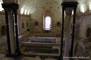 Bains arabo-normands de Cefalà-Diana en Sicile