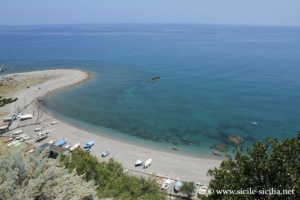 Belvédère et plage Capo d'Orlando