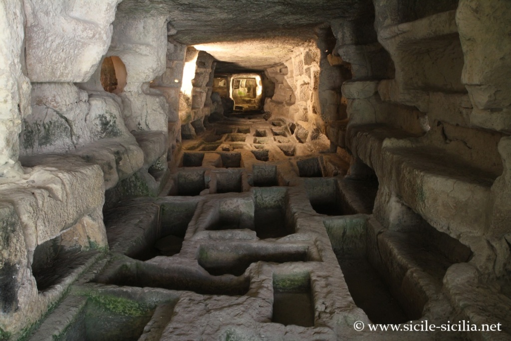 Catacombes de la Larderia, Cava d'Ispica, Sicile