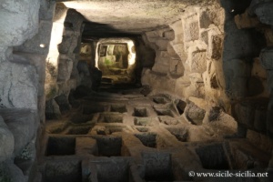 Catacombes de la Larderia, Cava d'Ispica, Sicile