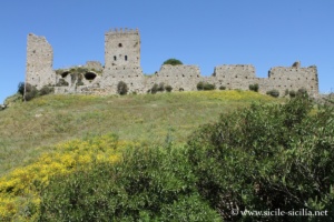Château normand de Cefalà Diana en Sicile
