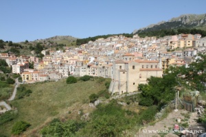 Panorama sur Gratteri en Sicile