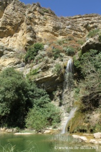Cascade des deux rochers, Corleone, Sicile