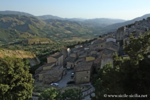 Prizzi en Sicile, panorama