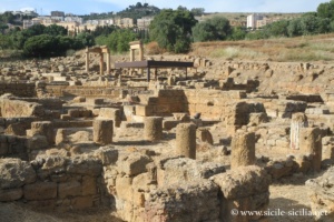 Quartier hellénistique-romain à Agrigente