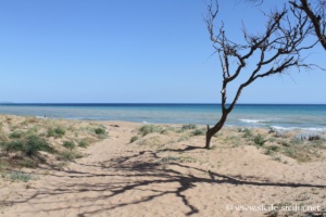Plage de la réserve naturelle Foce Belice, Sicile