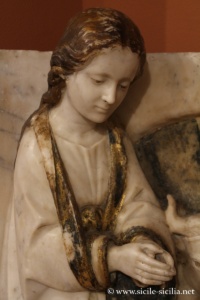 Statue de l'école de Gagini (XVIe), musée municipal, Salemi