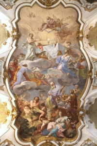 Fresque de la voûte de la basilique Santa Maria Maggiore, Ispica, Sicile