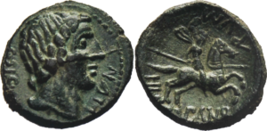 Moneta, AE, Bronzo, Hispanorum, Morgantina