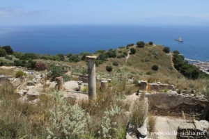 Maison de Leda, site archéologique de Solonte, Sicile