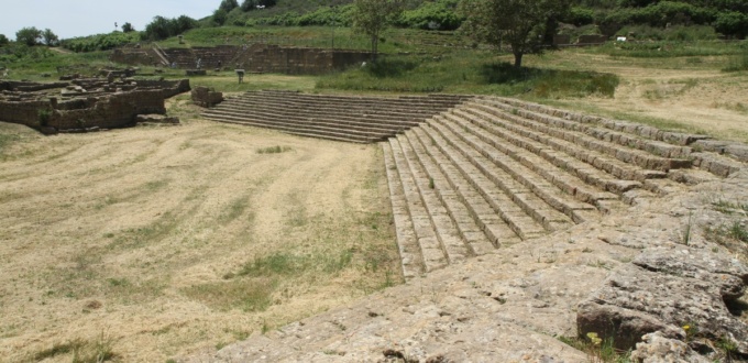 Ekklesiasterion, agora, Morgantina, Sicile
