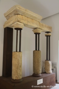 Fontaine de l'agora, musée archéologique d'Aidone, Sicile