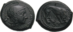 Litra, bronze, Morgantina, Sicile