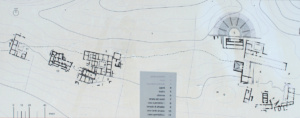 plan de l'agora du site archéologique de Laitas, Sicile