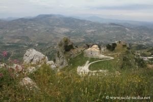 Panorama et Pizzo Kratas, Caltabellotta, Sicile