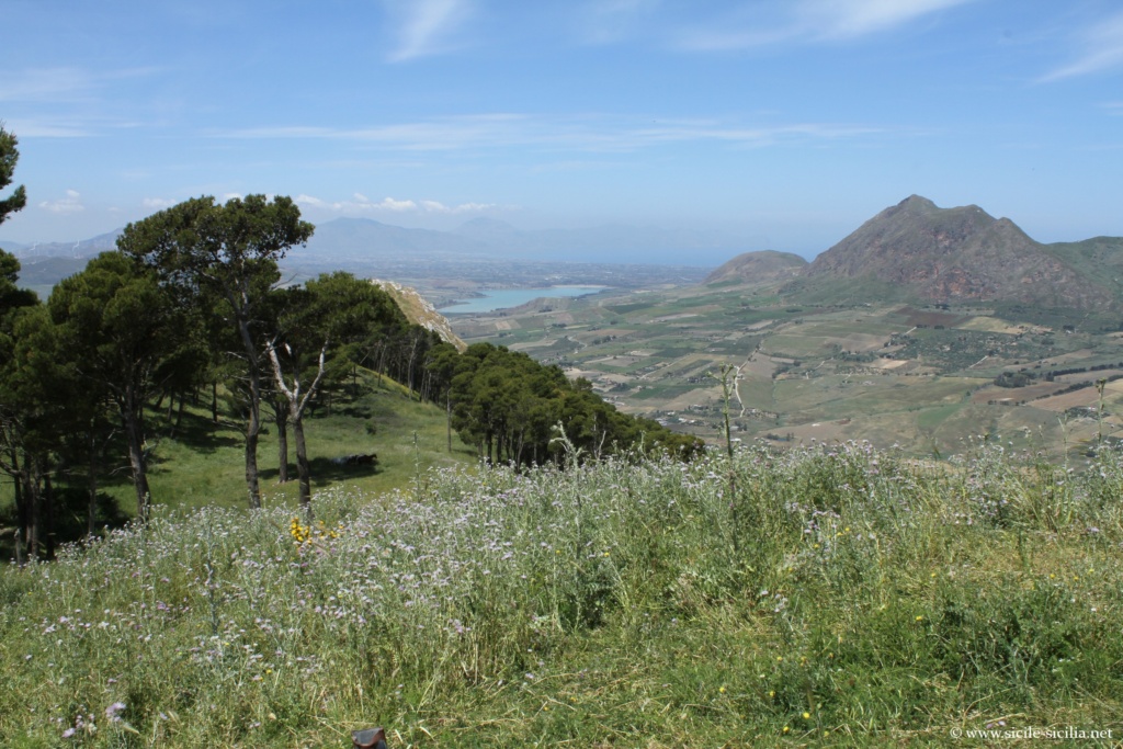Panorama depuis le Mont Laitas, Sicile