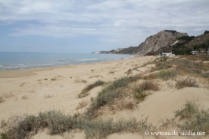 Plage de Siculiana Marina, Sicile