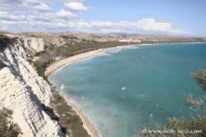 Panorama depuis Capo Bianco, Eraclea Minoa, Sicile