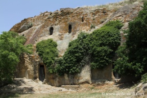Grottes de la Gurfa en Sicile