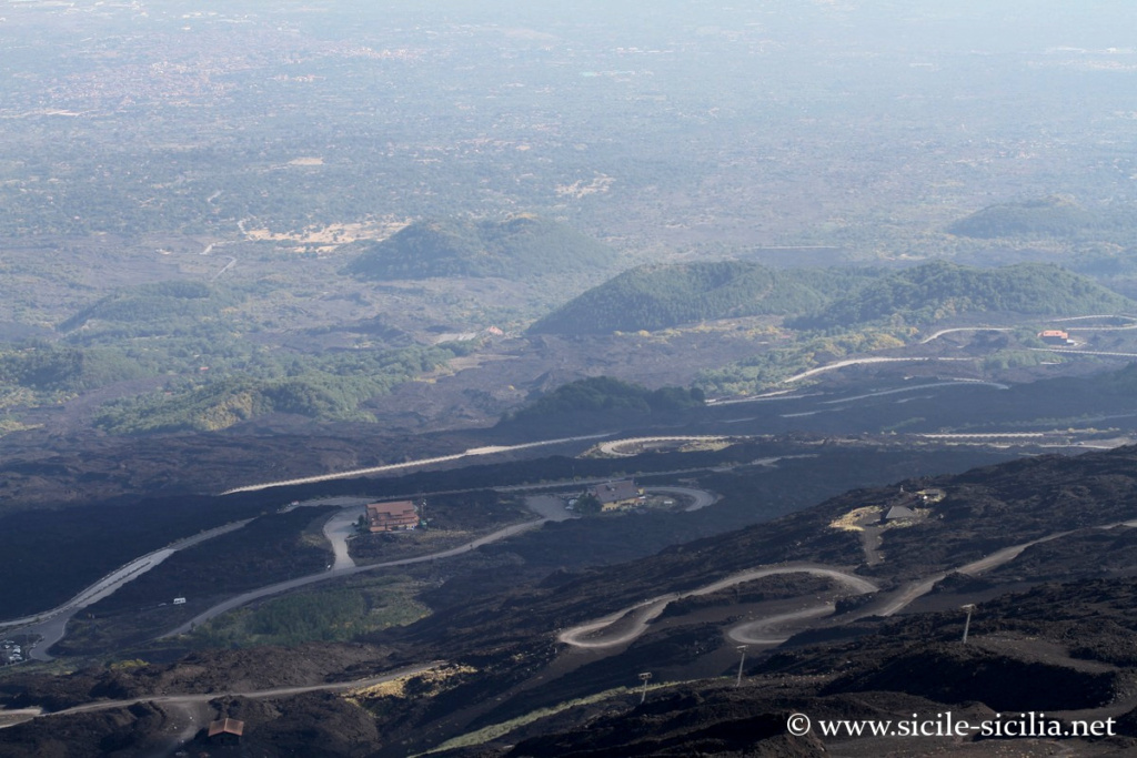 Panorama vers Nicolosi de Sapienza, Etna