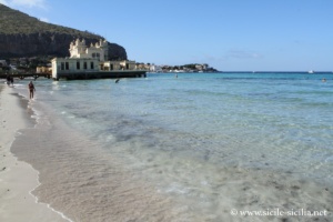 Plage de Mondello, Sicile