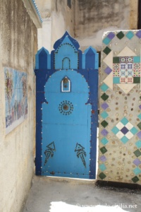 Porte bleue, Casbah, Mazara del Vallo, Sicile