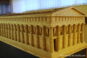 Reconstitution du Temple de Zeus, Agrigente