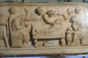 Sarcophage romain, musée Salinas d'Agrigente