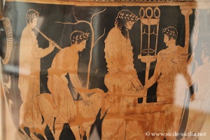 Vase grec - musée archéologique d'Agrigente