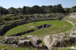 Amphithéâtre romain, Neapolis, Parc archéologique de Syracuse