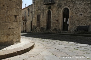 Centre historique de Petralia Soprana en Sicile