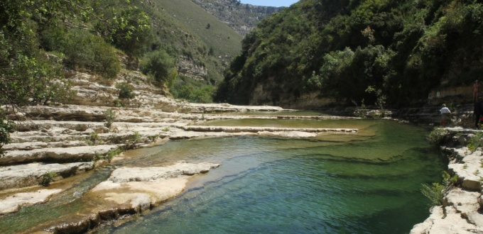 Lacs de la réserve de Cavagrande, Sicile