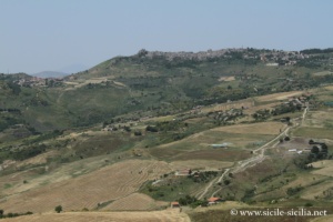 Paysage de Petralia Soprana en Sicile