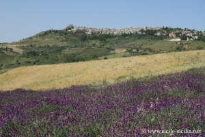 Paysage de Petralia Soprana en Sicile