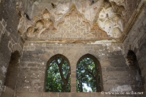 muqarnas dans le palais de la cuba à palerme