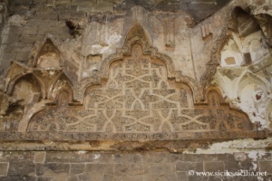 Muqarnas à l'intérieur du palais de la Cuba, Palerme
