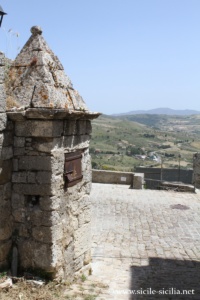 Vestiges du château médiéval, Petralia Soprana