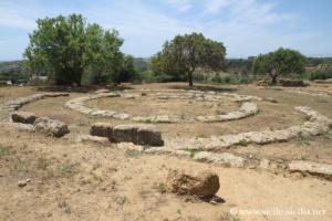Tholos, secteur occidental, Vallée des Temples d'Agrigente
