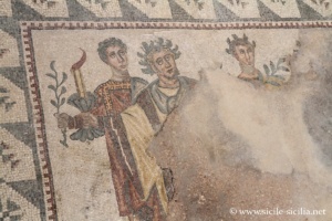 Vestibule de l'Adventus, villa romaine du Casale, Sicile