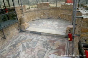 Corridor de la grande chasse, Villa romaine de Casale, Sicile