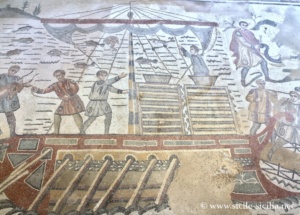 Mosaïques du corridor de la grande chasse, Villa romaine de Casale, Sicile