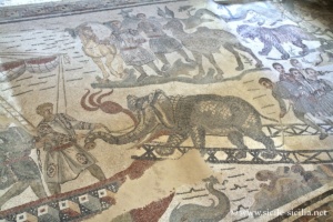 Mosaïques du corridor de la grande chasse, Villa romaine de Casale, Sicile