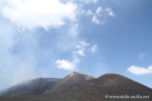 Cratère centrale et Mont Frumento, Etna